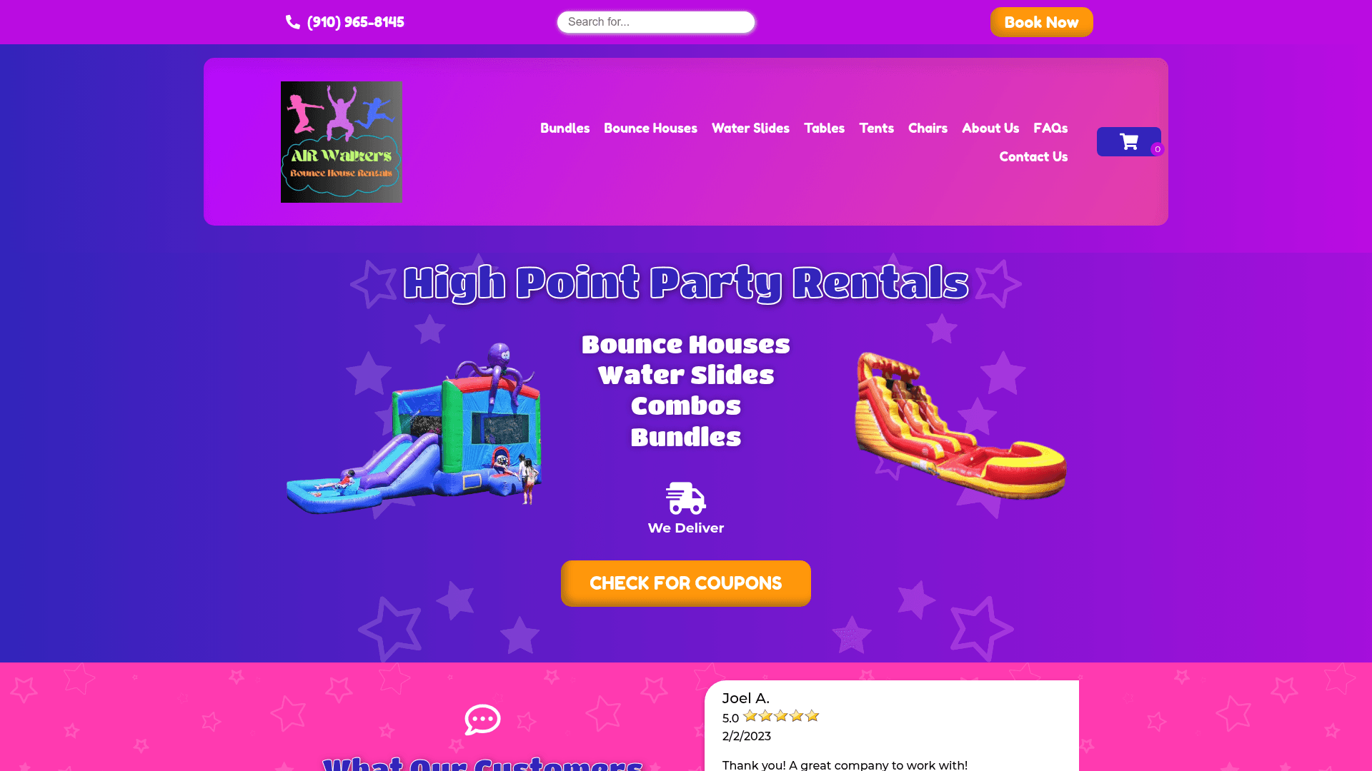 Air Walkers Bounce House Rentals - Bounce house rental in High Point, NC