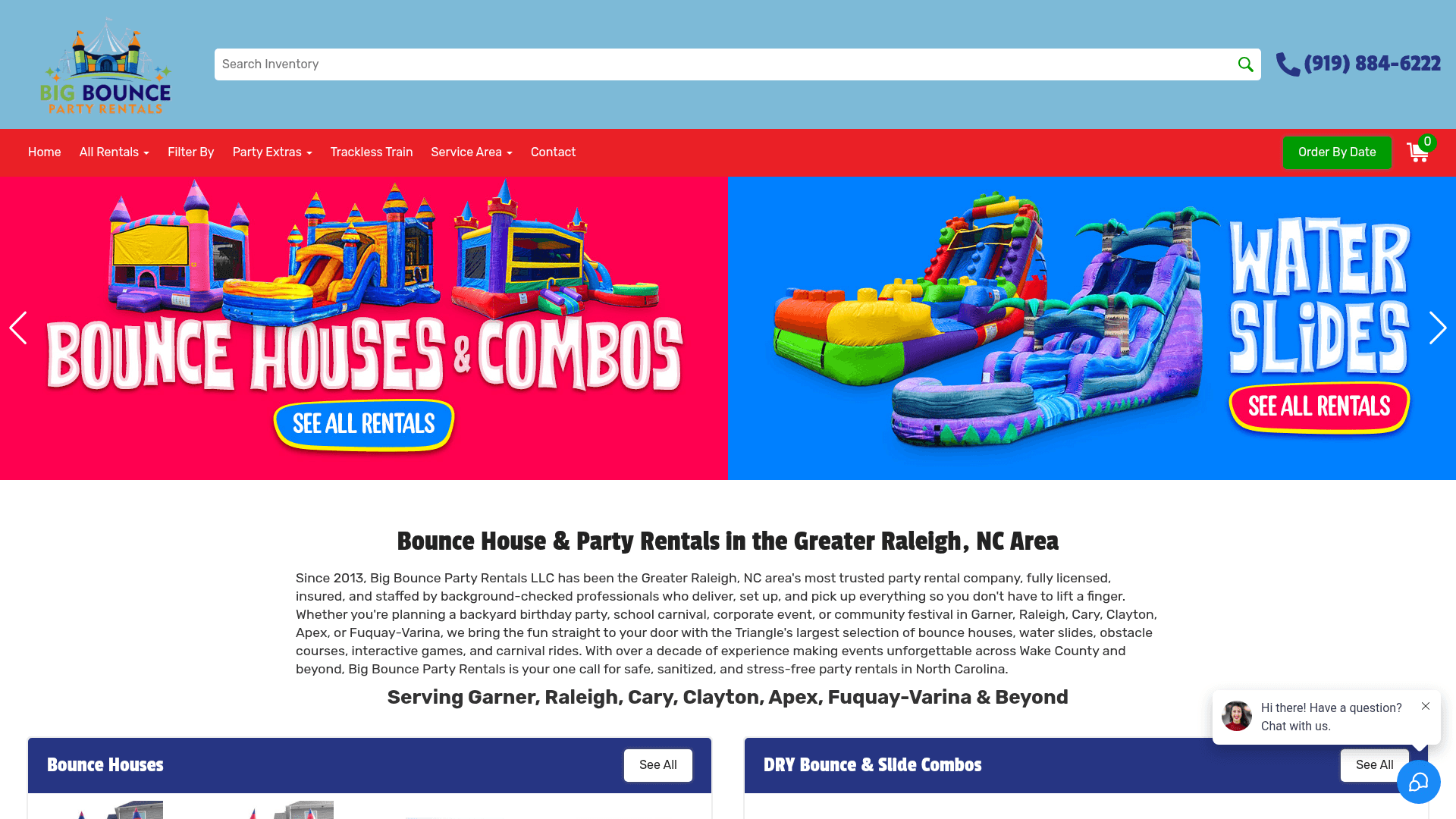 Big Bounce Party Rentals LLC - Bounce house rental in Garner, NC