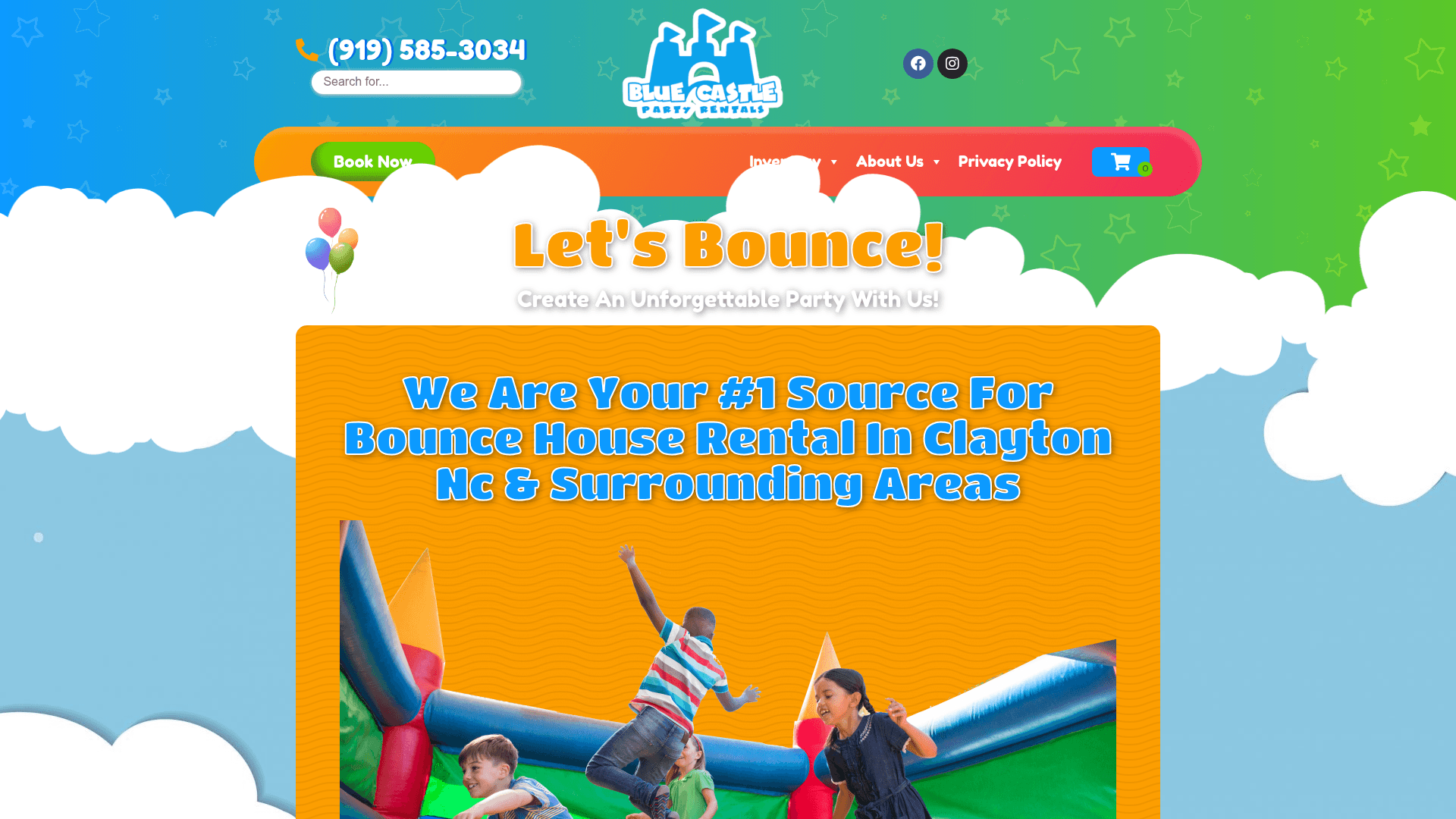 Blue Castle Party Rentals LLC - Bounce house rental in Clayton, NC
