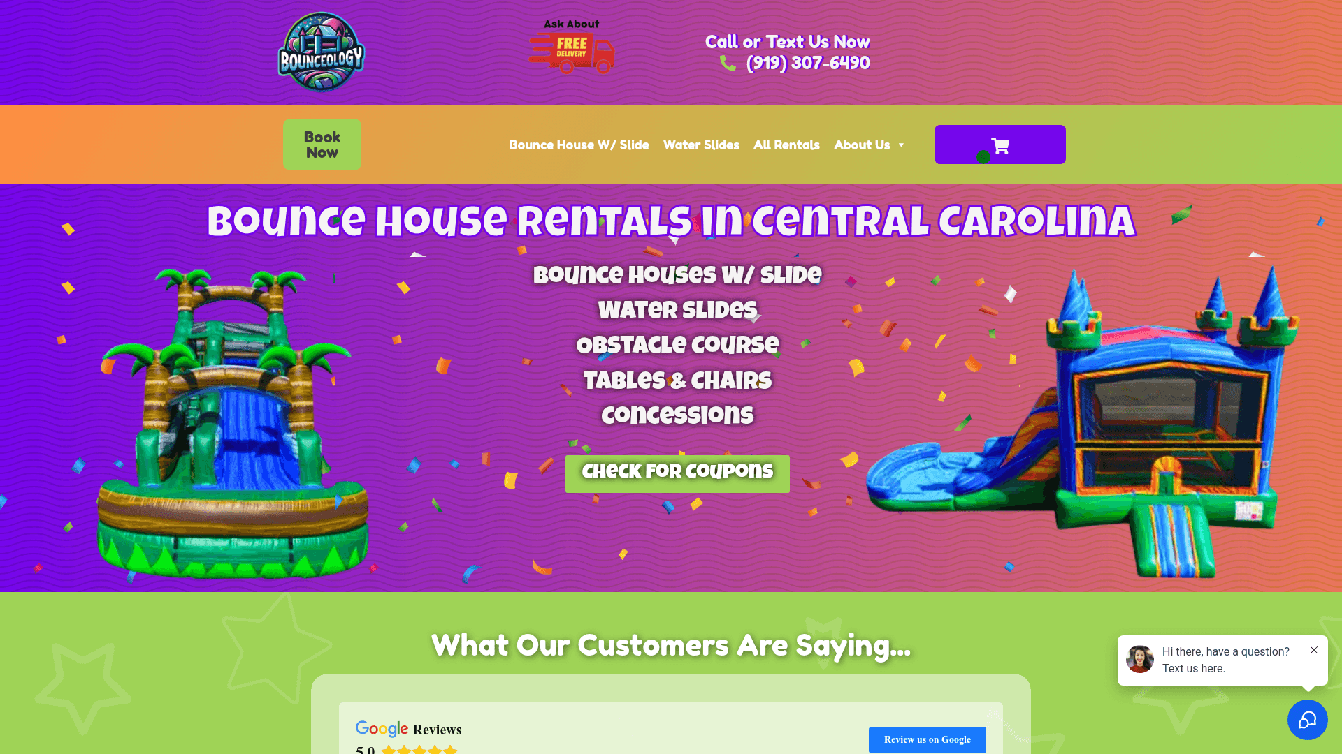 Bounceology - Bounce house rental in Chapel Hill, NC