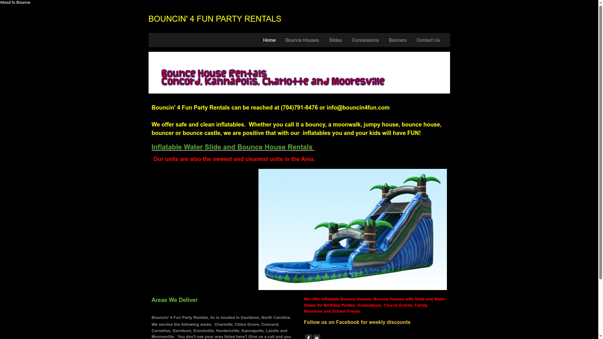 Bouncin' 4 Fun Party Rentals - Bounce house rental in Davidson, NC