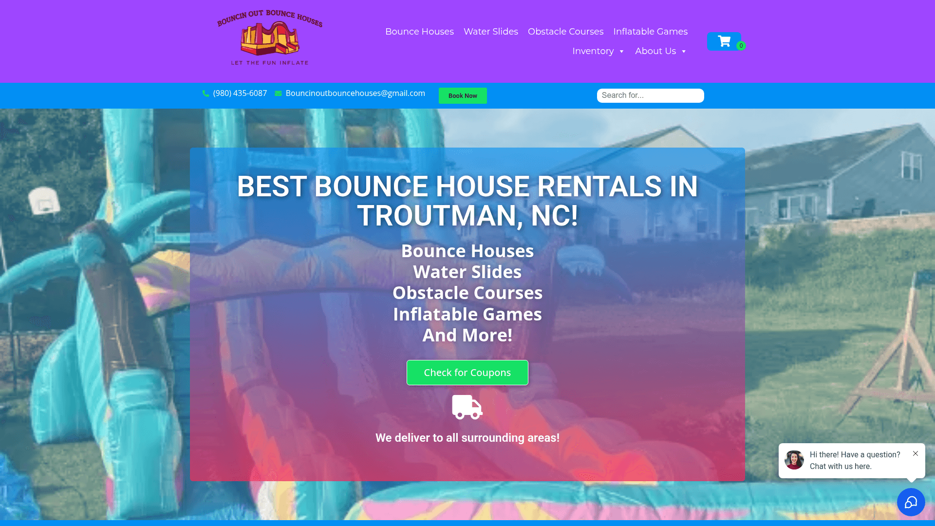 Bouncin Out Bounce Houses - Bounce house rental in Troutman, NC