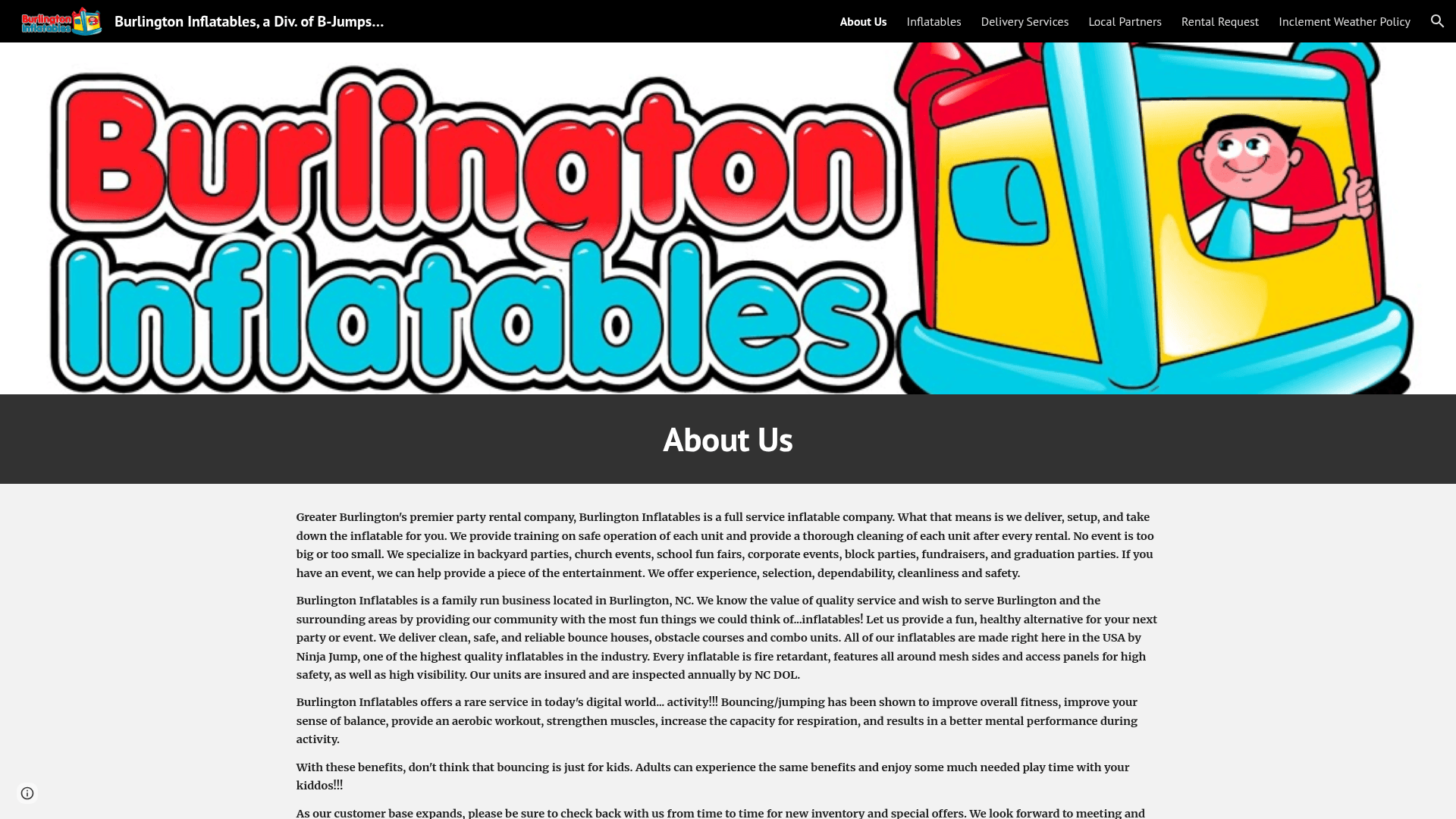 Burlington Inflatables - Bounce house rental in Burlington, NC