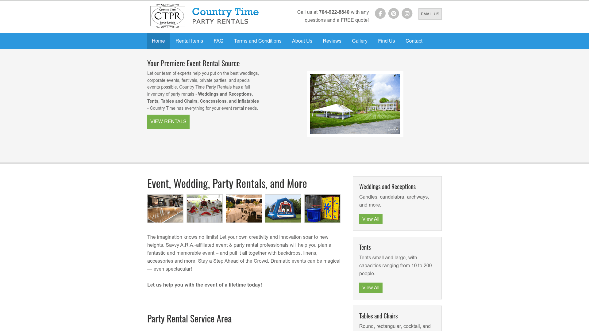 Country Time Party Rentals - Bounce house rental in Dallas, NC