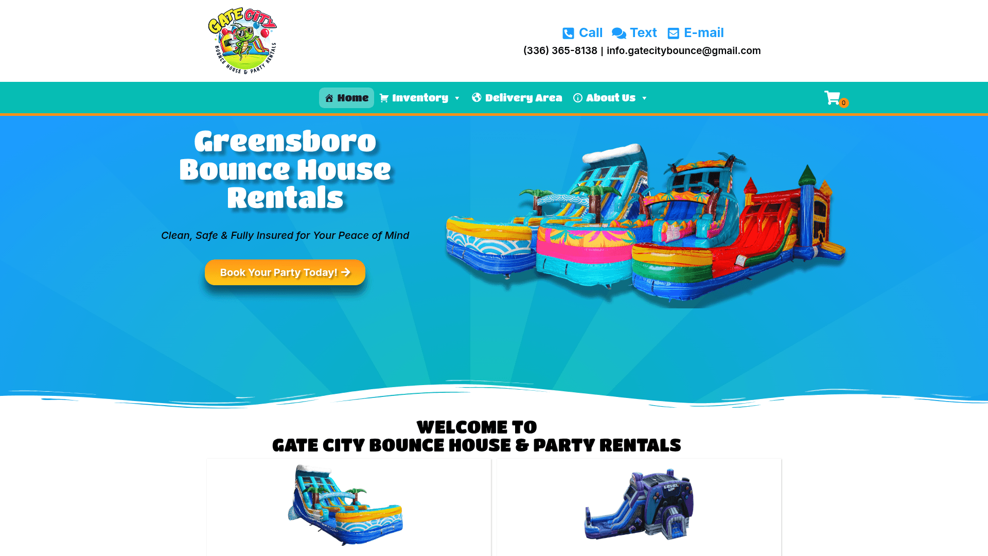 Gate City Bounce House & Party Rentals - Bounce house rental in Greensboro, NC
