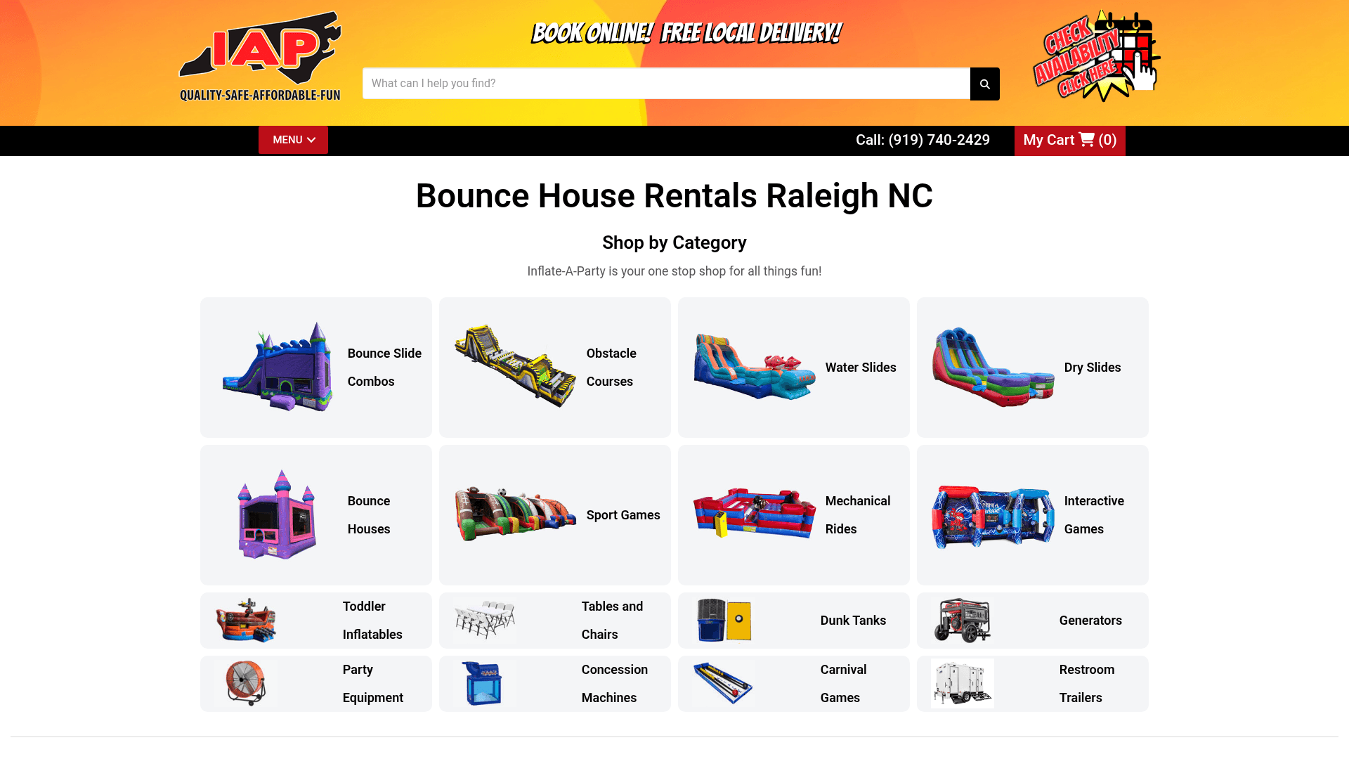 Inflate-A-Party - Bounce house rental in Apex, NC