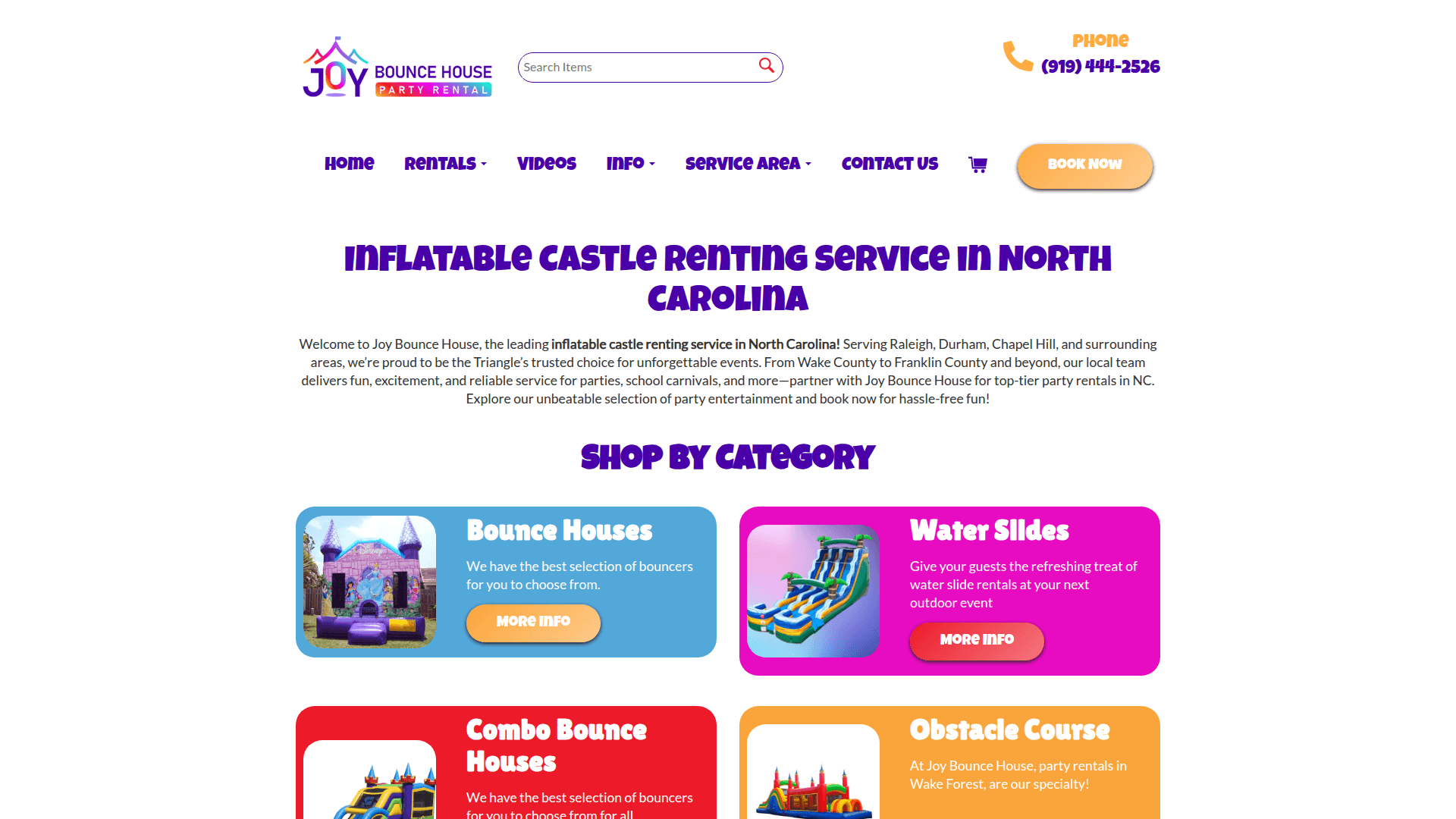 JOY Bounce House - Bounce house rental in Wake Forest, NC