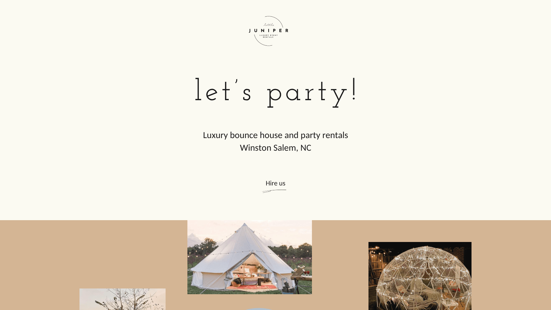 Little Juniper Events - Bounce house rental in Winston-Salem, NC