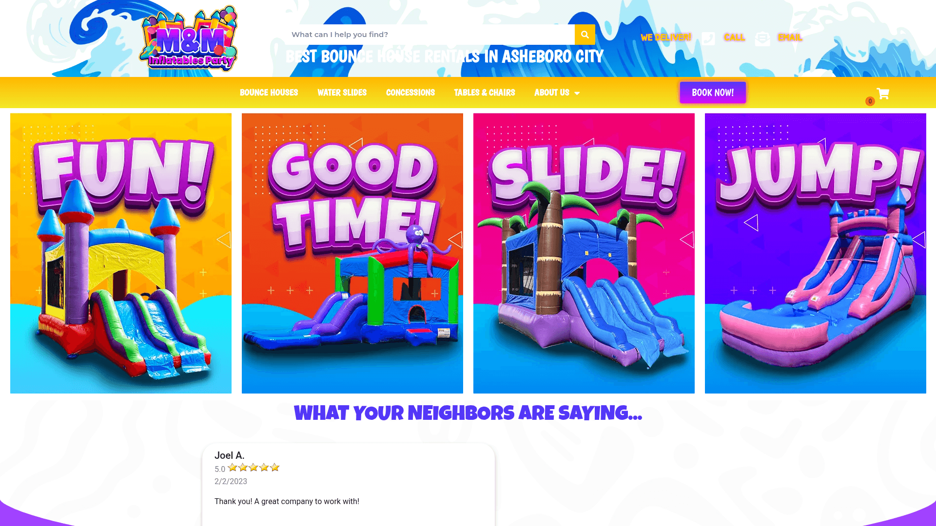 M&M Inflatables Party - Bounce house rental in Asheboro, NC