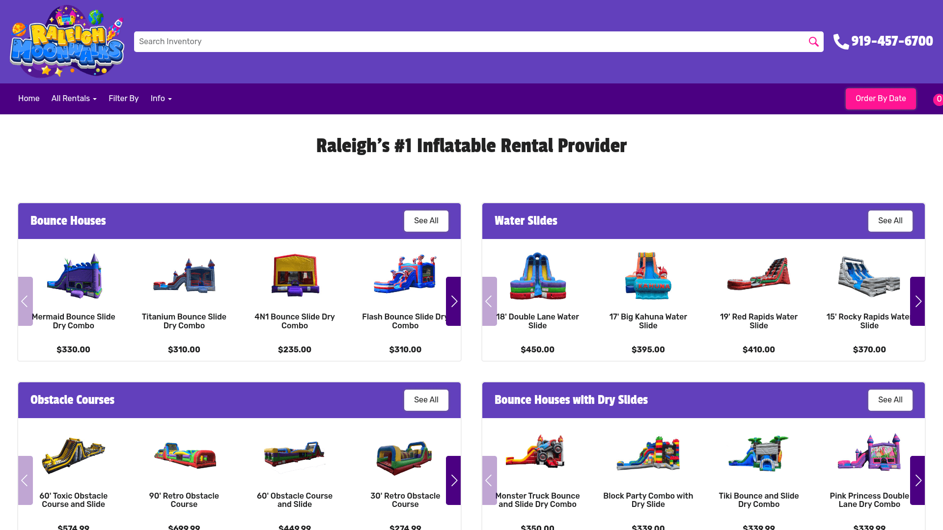 Raleigh Moonwalks - Bounce house rental in Raleigh, NC