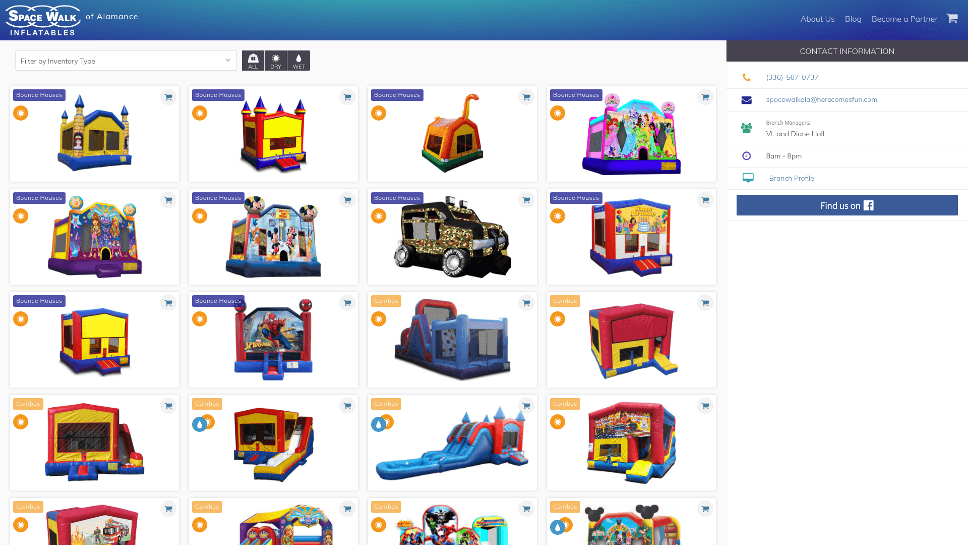 Space Walk of Alamance - Bounce house rental in Burlington, NC