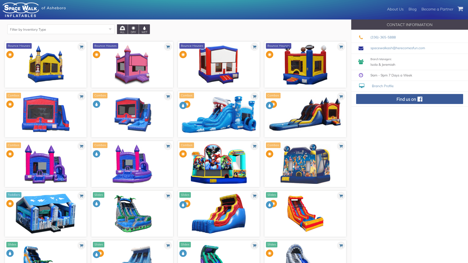 Space Walk of Asheboro - Bounce house rental in Asheboro, NC